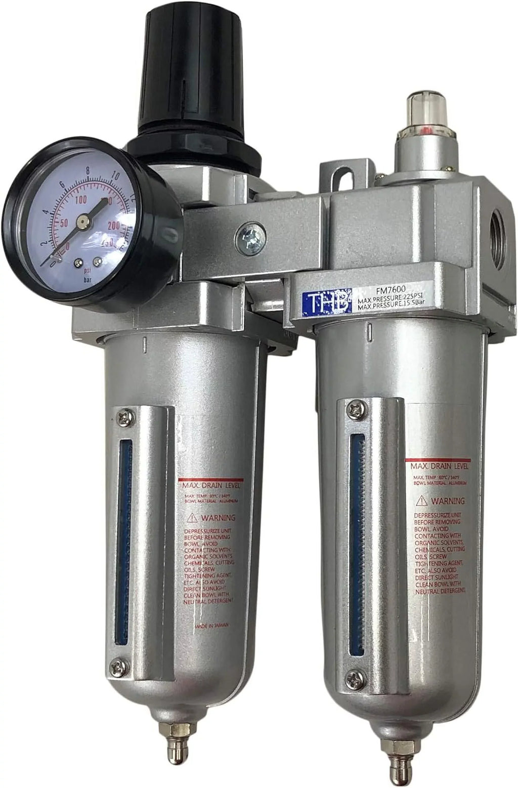 HEAVY DUTY COMBO PARTICULATE & COALESizeCING FILTER REGULATOR COMPRESizeSizeED AIR