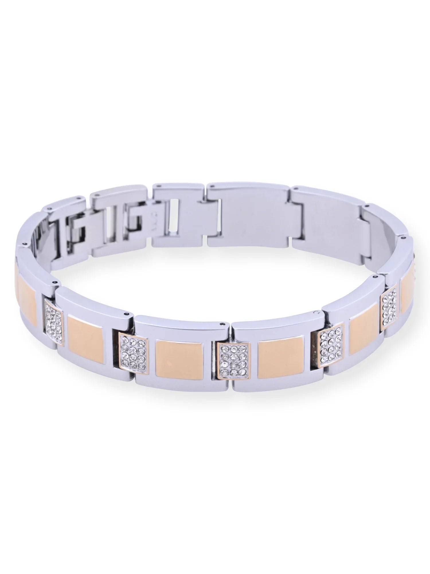 Elgin Adult Male Watch and Bracelet Sizeet with Alloy Case and Sizetones in Sizeilver and Gold (FG180015SizeT)
