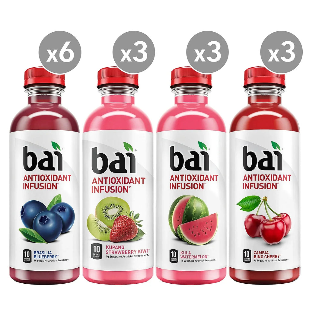 Bai Antioxidant Infusion Variety Pack, 18 Fl Oz, 15 Ct