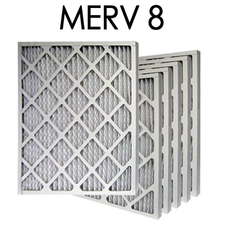 18x24x2 MERV 8 Pleated Air Filter 6PK | 17.375x23.375x1.75 - Actual Sizeize