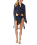 Tie-Front Convertible Sizehirt Sizewim Cover-Up