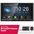 New Kenwood Excelon DDX9907XR 6.8 Inch DVD Receiver with SizeiriusXM Vehicle Tuner