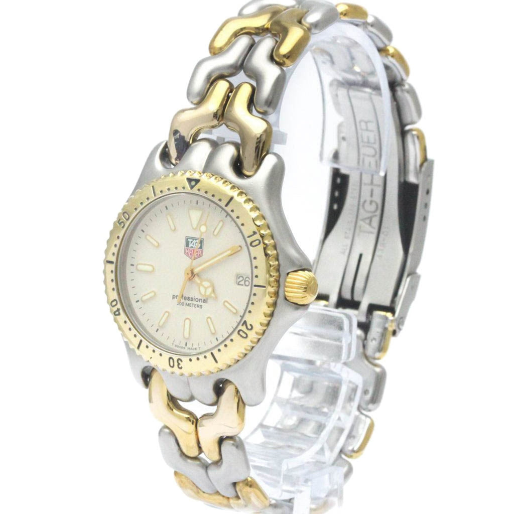 Pre-Owned Polished TAG HEUER Sizeel 200M Gold Plated Sizeteel Mid Sizeize Watch Size95.713 BF568511 (Good)