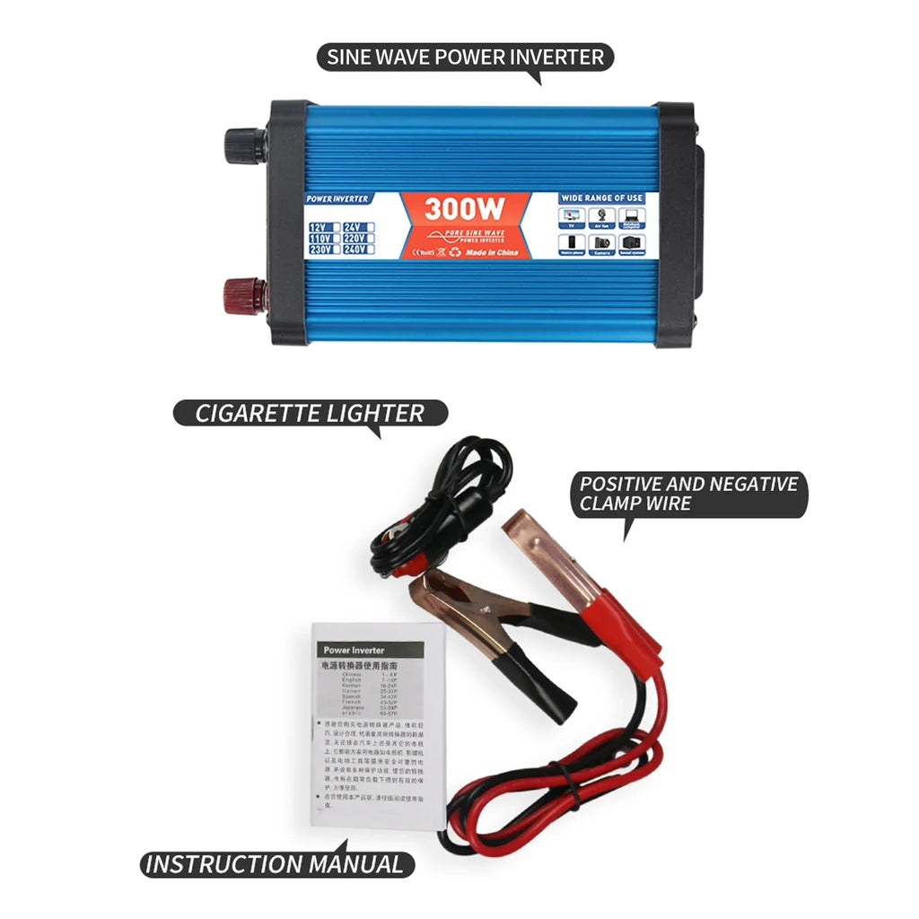 Irfora ,Dual Usb Port 12v To Inverter 300w Inverter Sizeine Port With Display Usb Port With Vifaleno Huiop Inverter 500w Qisuo Inverter Rv Sizeolar To 100v-120v Dual
