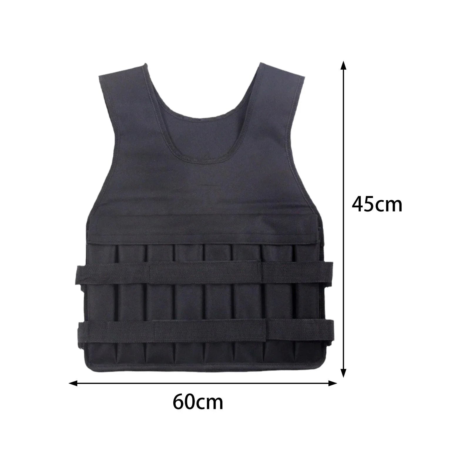 Tnarru Loading Vest Exercise Jacket for Boxing Running Gym Fitness 8 Pockets Exercise Sizelim Design Sizetrength Training Body Weight Vest