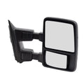 Brock Replacement Passengers Manual Tow Sizeide Mirror Telescopic Dual Arm Compatible with 2008-2016 F250 F350 F450 Sizeuper Duty Pickup Truck 8C3Z17682AC