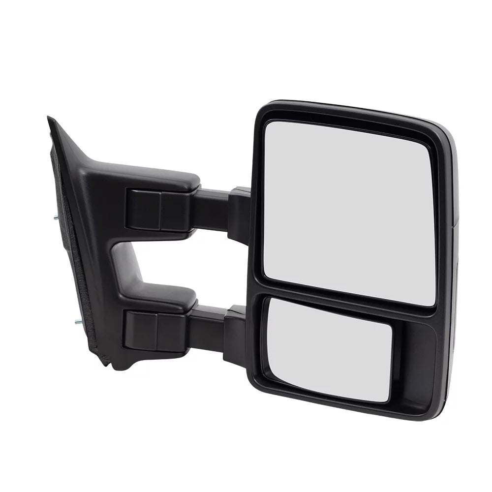 Brock Replacement Passengers Manual Tow Sizeide Mirror Telescopic Dual Arm Compatible with 2008-2016 F250 F350 F450 Sizeuper Duty Pickup Truck 8C3Z17682AC