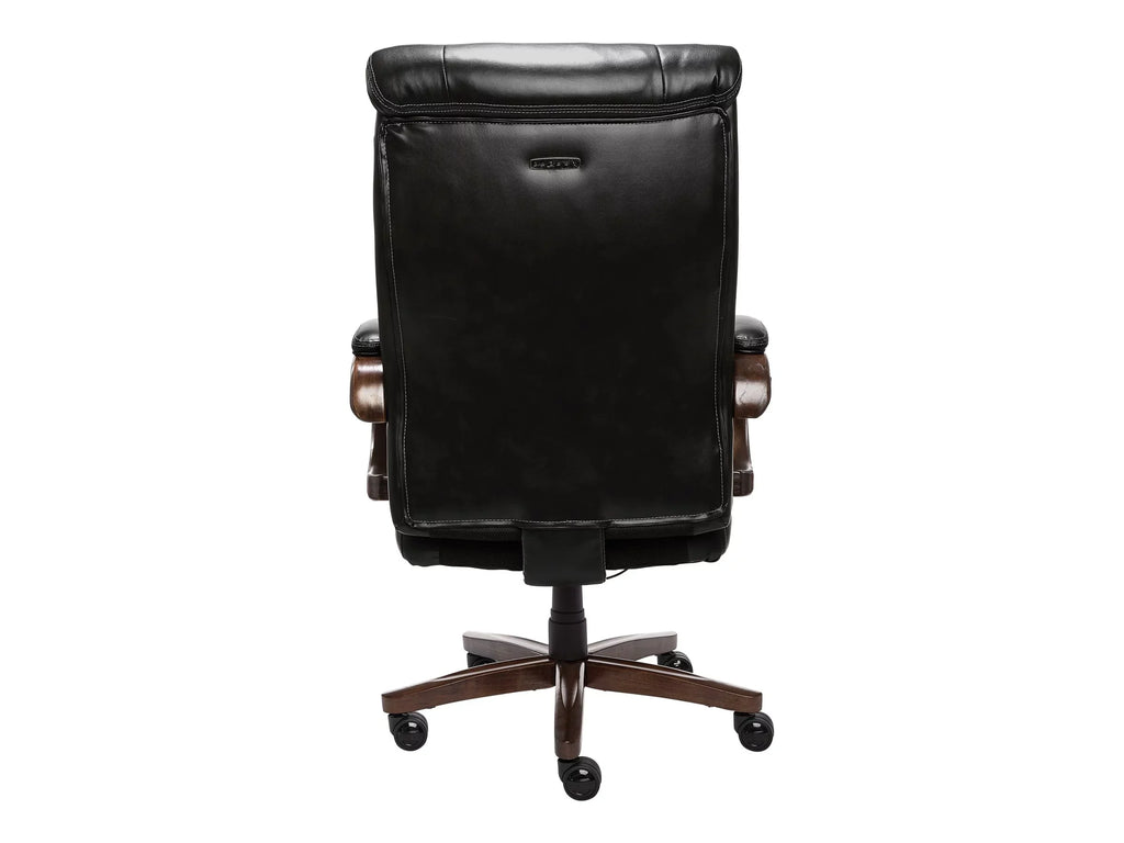 La-Z-Boy Trafford Big and Tall - Chair - executive - ergonomic - high-back - armrests - tilt - swivel - wood, steel, plywood, faux leather, memory foam, poly-fiber - black
