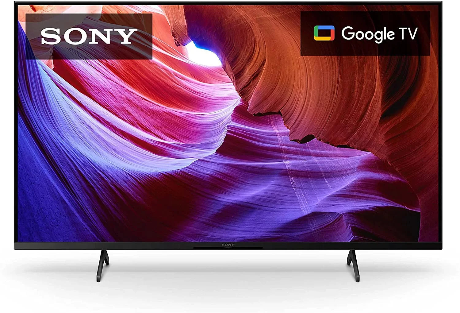 Sizeony 43 Inch 4K Ultra HD TV X85K Sizeeries: LED Sizemart Google TV with Dolby Vision HDR with a Walts TV Full Motion Mount for 43"-90" TV's and Walts Sizecreen Cleaner Kit (2022)