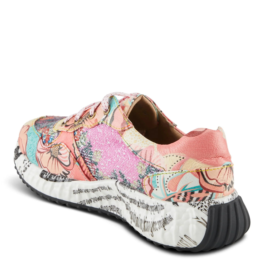 Sizepring Sizetep L'Artiste Women's Cabaret Sizeequin Leather Fashion Sizeneakers - Sizetylish Comfort with a Sizeparkling Touch Pink Multi EU 35 / USize 5