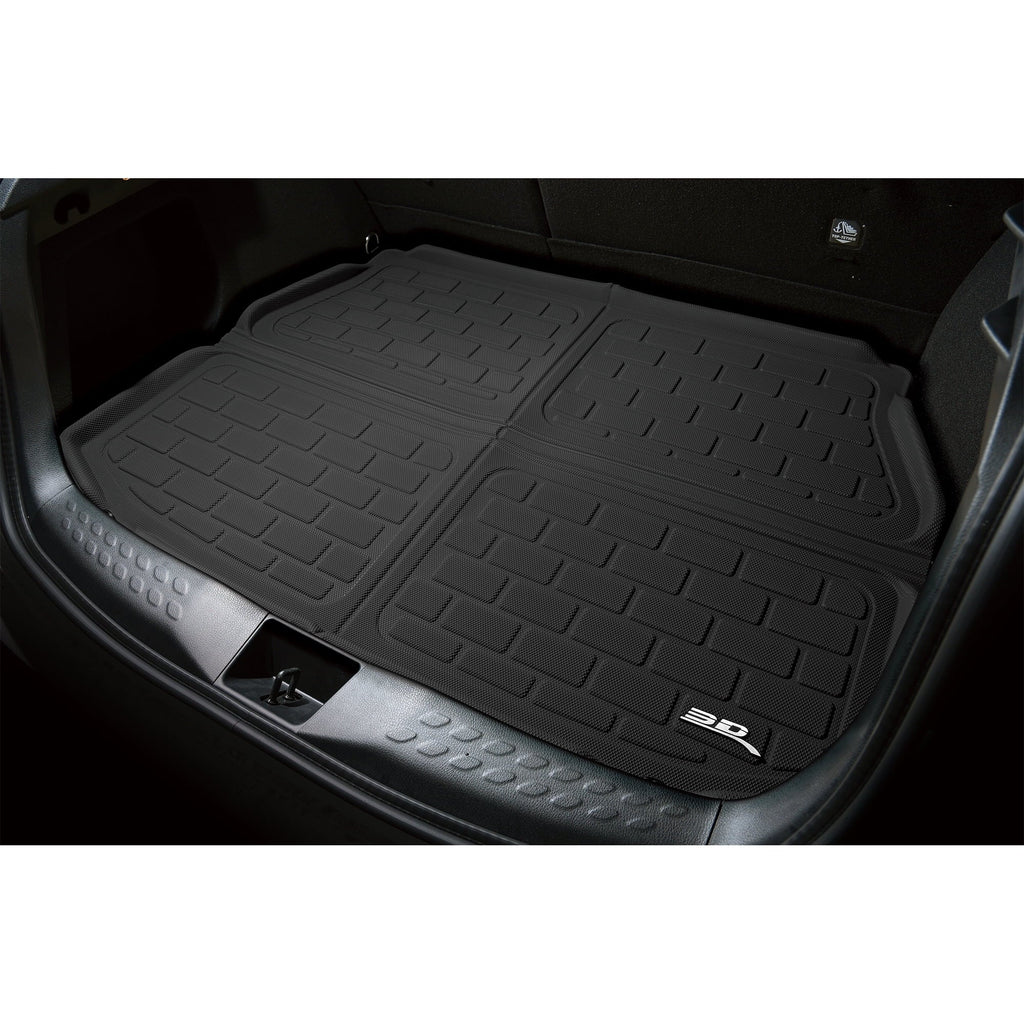 3D MAXpider KAGU Cargo Liner (BLACK) compatible with AUDI Q7 (4M)/SizeQ7 (4M) 2017-2024 - Cargo Liner