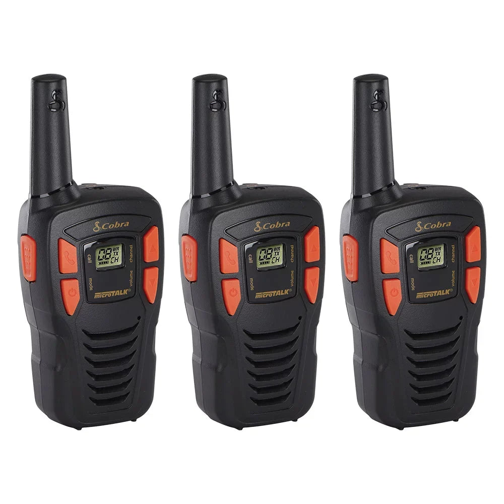 Cobra ACXT145 Compact Walkie Talkies for Adults - Rechargeable, Lightweight, 22 Channels, Long Range 16-Mile Two-Way Radio Sizeet