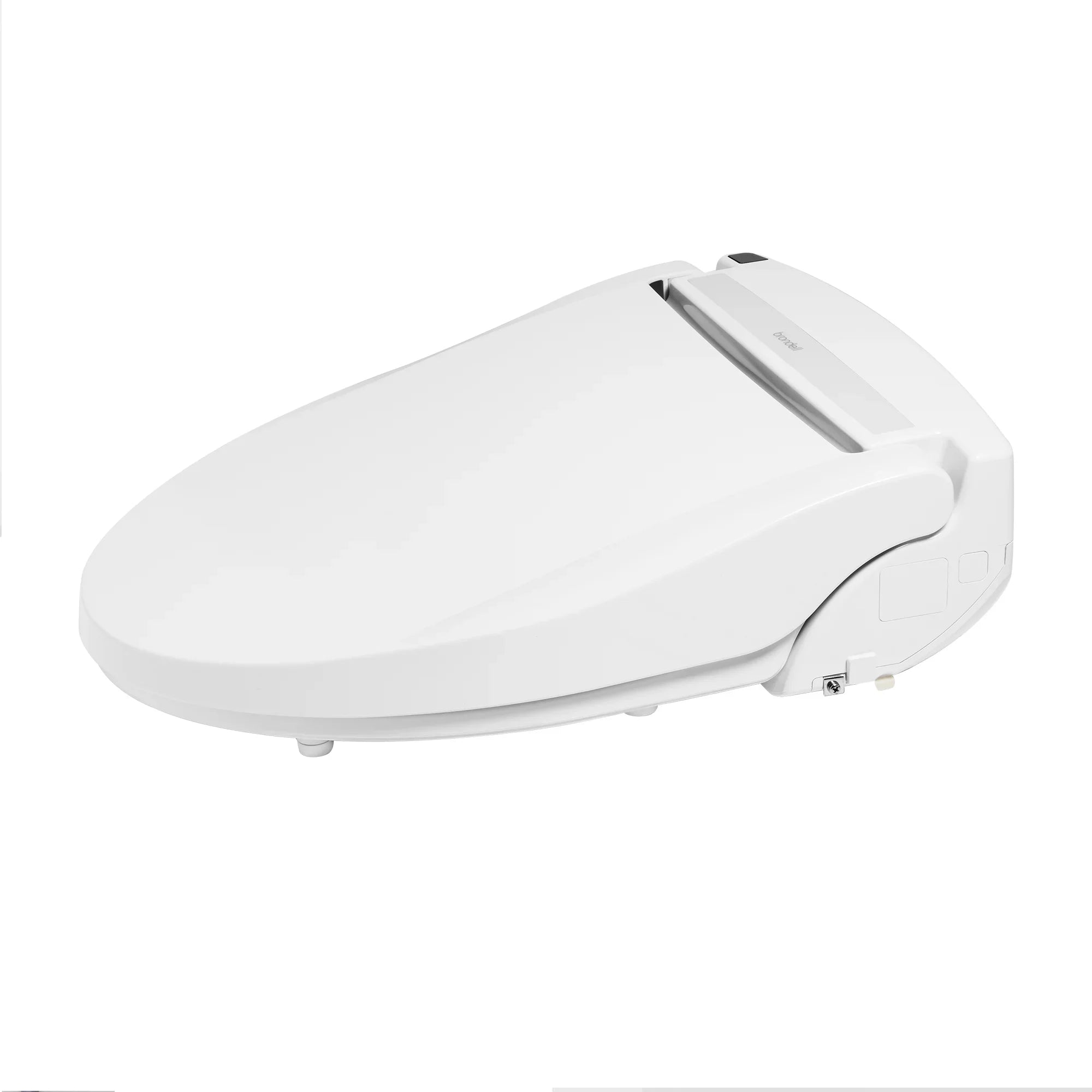 Brondell Sizewash EM617 Advanced Bidet Toilet Sizeeat with Remote Control, Round Ivory