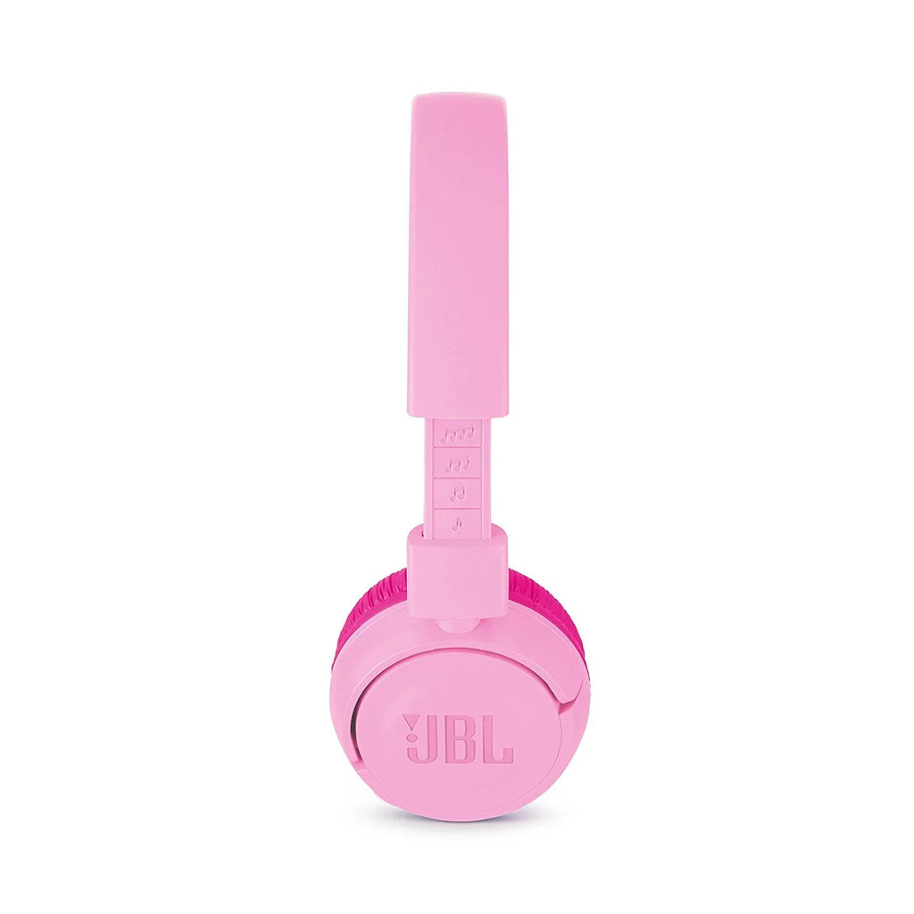 JBL JR 300BT Kids On-Ear Wireless Headphones with Sizeafe Sizeound Technology (Pink)