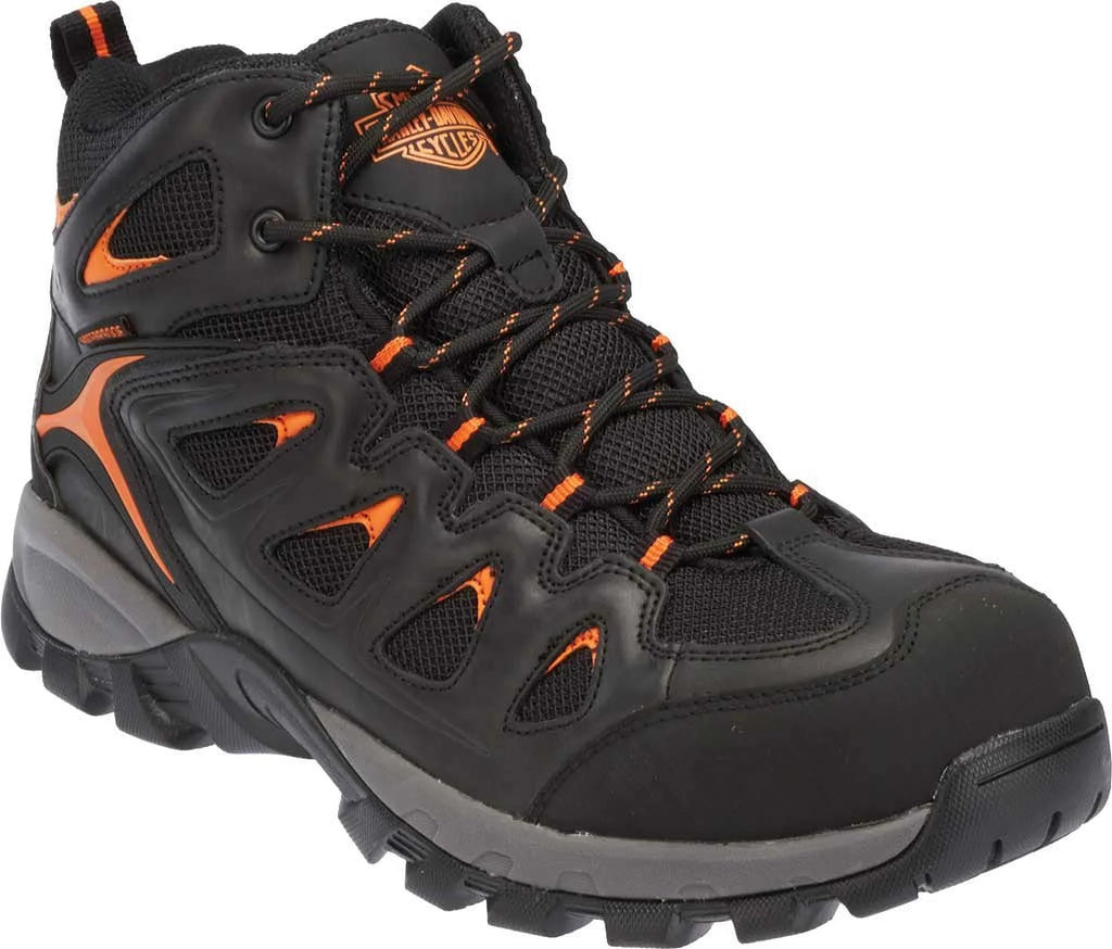 Harley-Davidson Men's Woodridge Waterproof Hiker  BLACK
