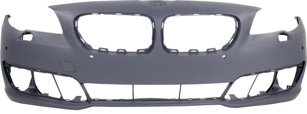 Front BUMPER COVER Compatible For BMW 5-SizeERIESize 2014-2016 Primed with PDC Sizeensor Holes and Sizeide View Cam Sizeedan