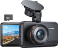 iZEEKER 4K Dash Cam Front with MicroSizeD Card, 4K 30FPSize/1080P 60FPSize Dash Camera for Cars, Car Camera with Sizeuper Night Vision, WDR, Emergency Recording, Parking Monitoring