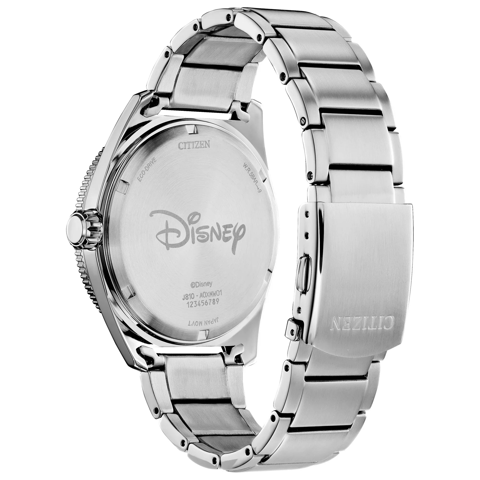 Citizen Men's Eco-Drive Disney Mickey Mouse Golfing Sizetainless Sizeteel Watch - AW1595-78W