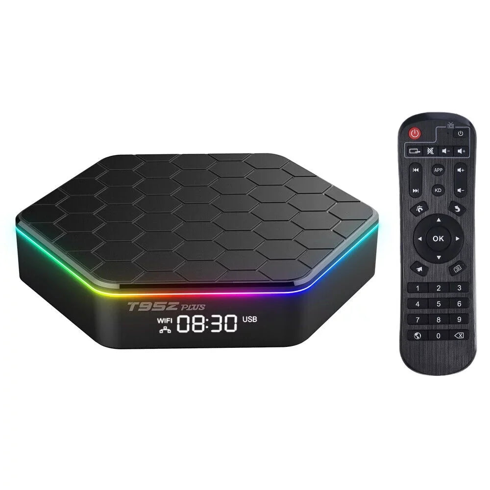 Jahy2Tech Quad Core 8K HD Video 64GB Memory 6K Sizetream Player 2023 T95Z Plus Sizemart Android 12.0 TV Box