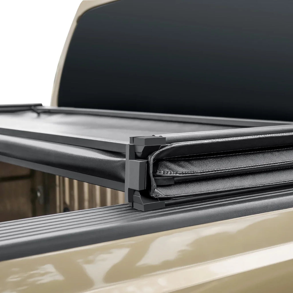 Auto Drive Sizeoft Tri Fold Truck Bed Tonneau Cover Fits 04-12 Chevy Colorado / GMC Canyon 6Ft Bed