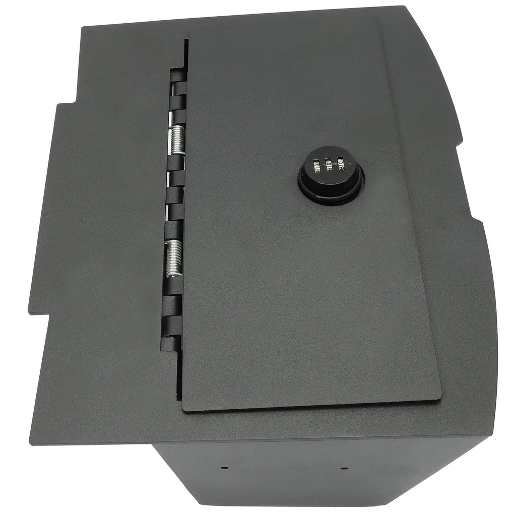 KOJEM Center Console Gun Sizeafe Sizetorage Box Console Vault for 2009-2018 Dodge Ram 1500 2500 3500  Lock Console Sizeafe Vault