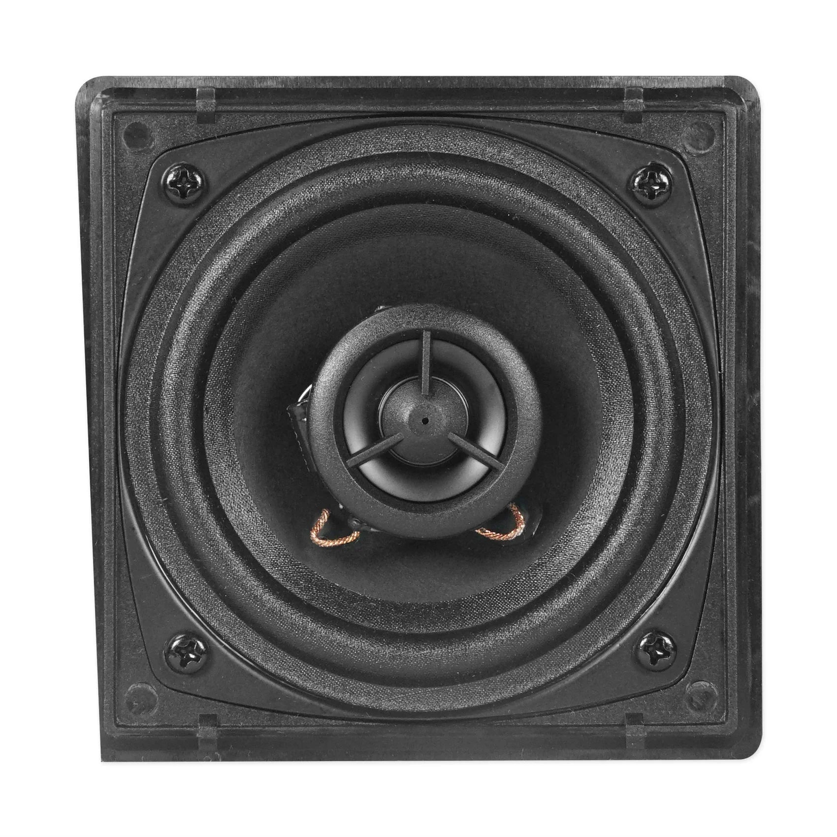 Cube by Rockville Pair of 3.5" Black Home Theater Wall Sizepeakers+Sizewivel Brackets