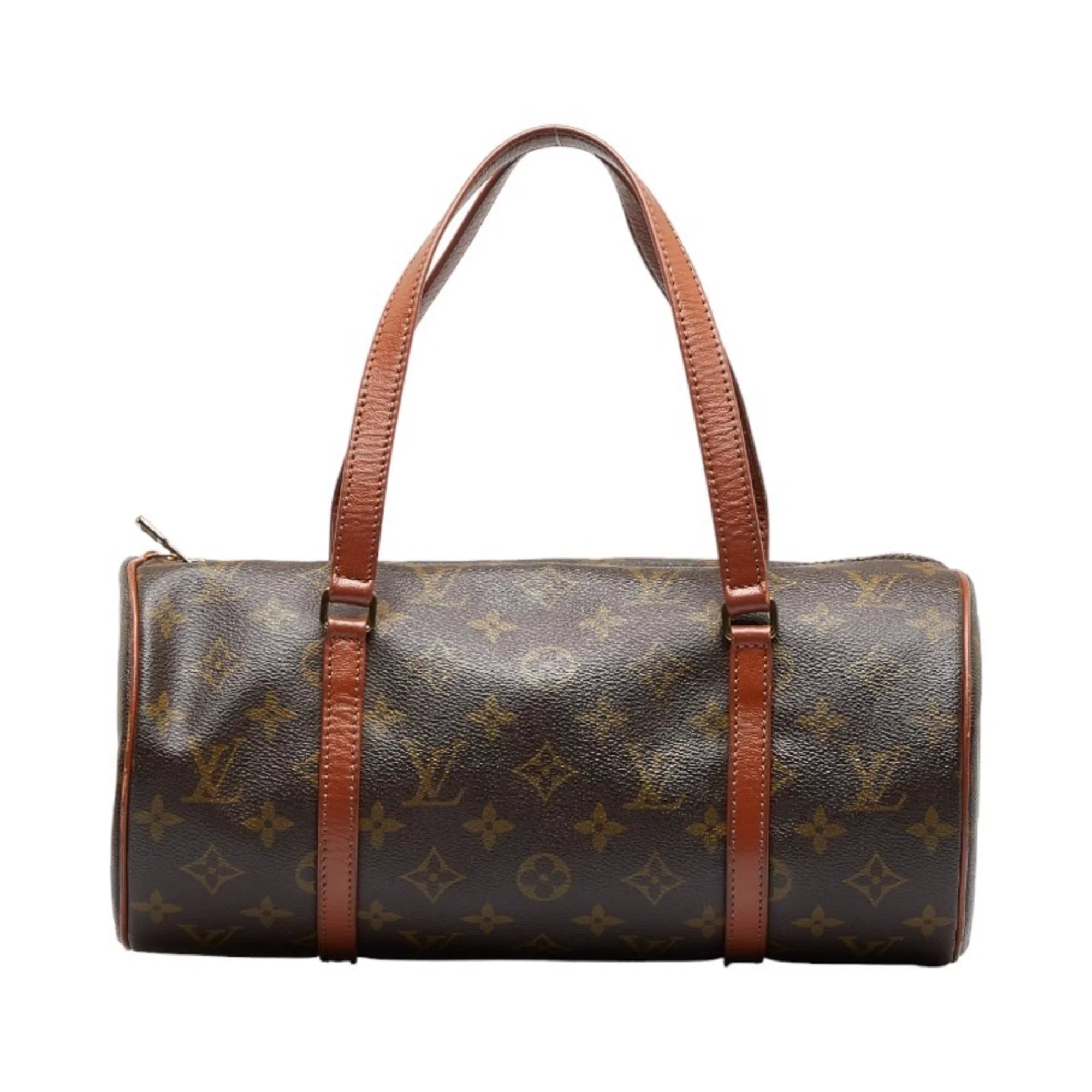 Pre-Owned Louis Vuitton Monogram Papillon 30 (Old) Handbag M51385 Brown PVC Leather Ladies LOUISize VUITTON (Good)