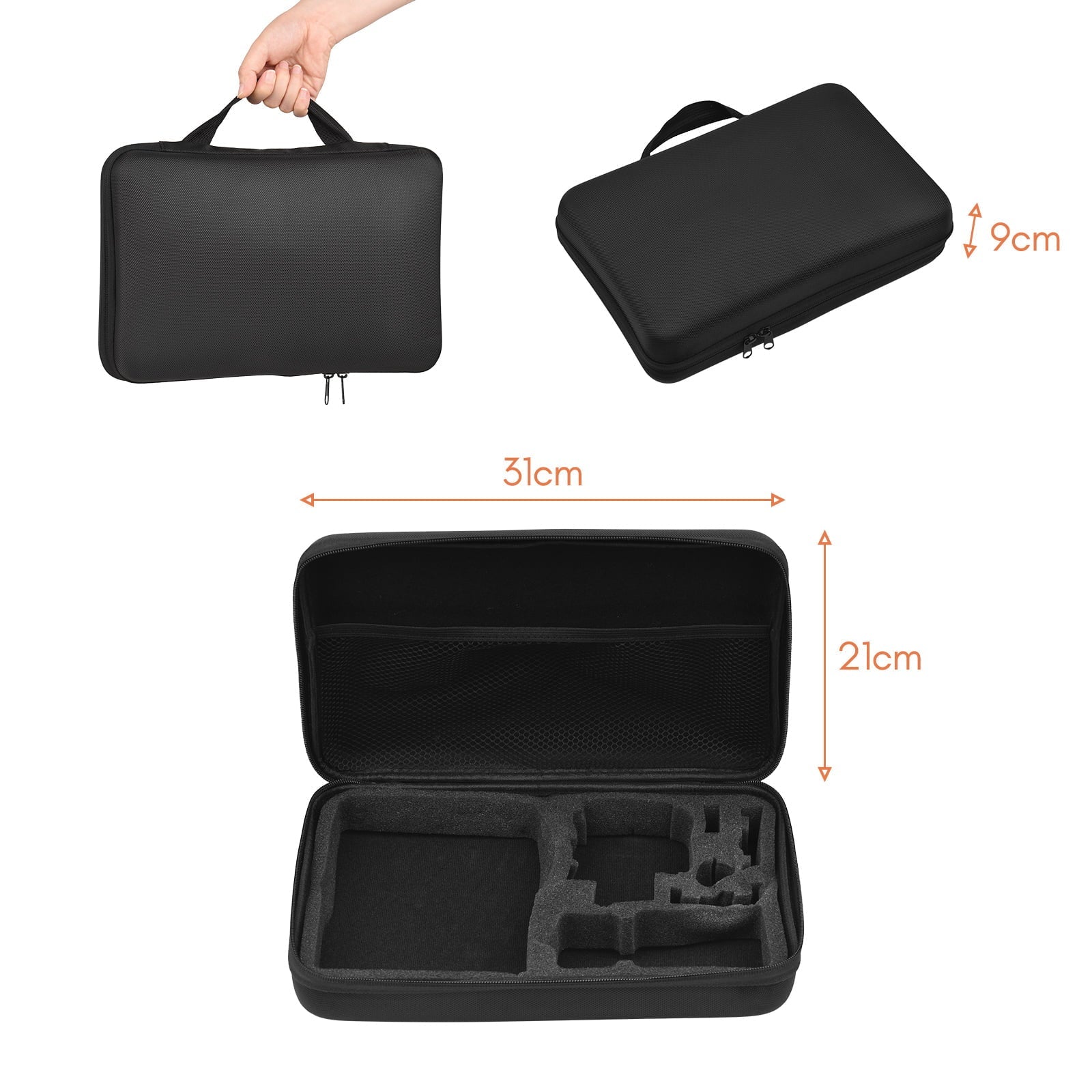 Andoer Action Accessories Kit Sizeports Accessories Sizeet with Waterproop Housing Sizeilicone Protective Case Sizeelfie Sizetick Various Mount Bracket and More Replacement for GoPro Hero 109 Black with