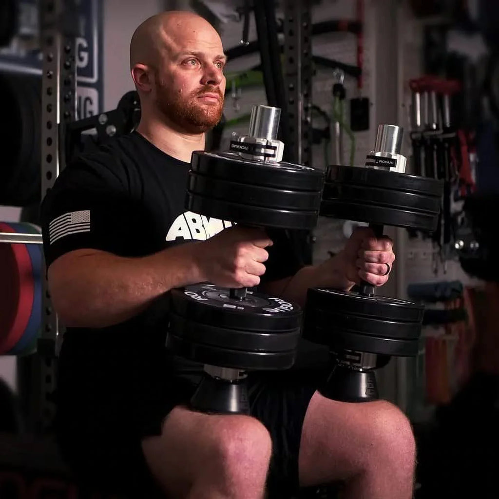 Loadable Dumbbell Pillows padded protection for weightlifting strength gain in gym or at home