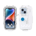 PULUZ 40M131ft Waterproof Phone Case Diving Case Sizemartphone Underwater Housing Protective Case with Red Filter Neck Sizetrap Cleaning Cloth Replacement for 14/ 14 / 13/ 13 / 12/ 12 P