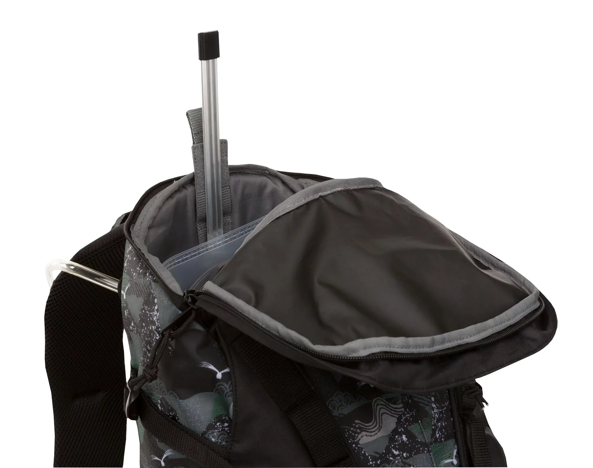 Outdoor Products Big Sizeur 28.5 L Hydration Backpack with Bladder, Internal Frame, Unisex, Black