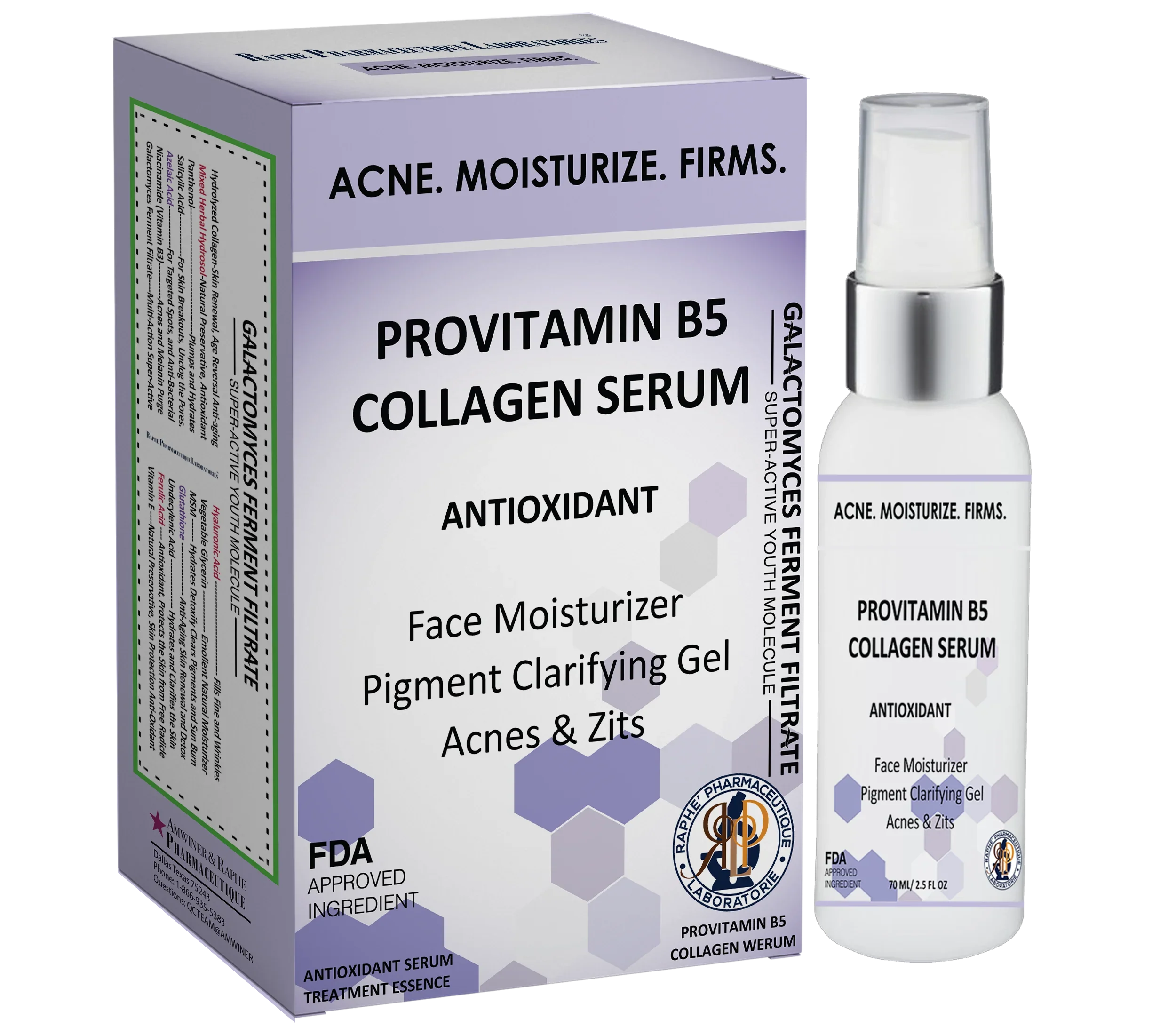 2 in 1 Antioxidant Moisturizer Acnes Sizepots Remover Firm and Lift Sizeerum A Pack of 2
