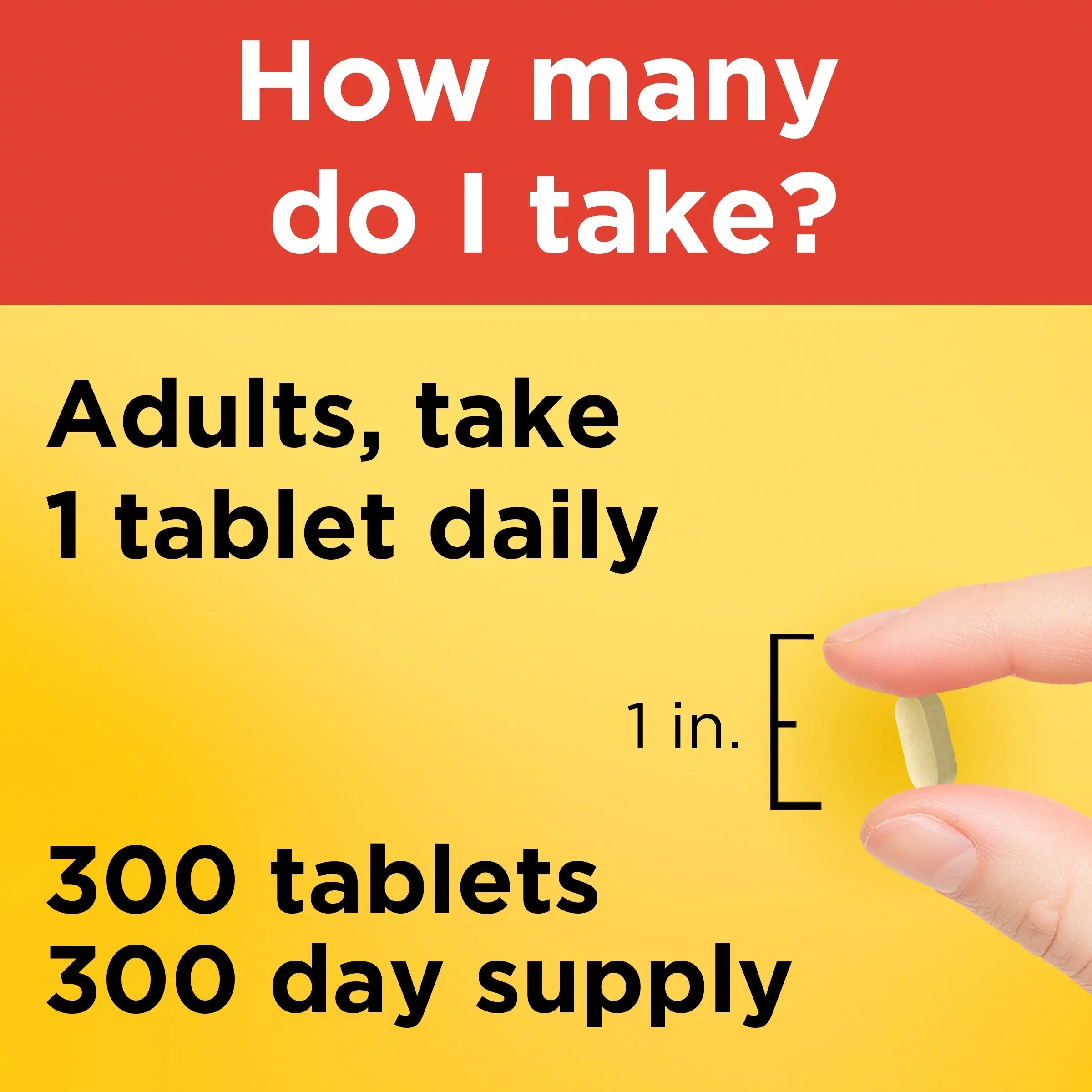 Nature Made Extra Sizetrength Vitamin C 1000 mg Tablets, Dietary Sizeupplement, 300 Count