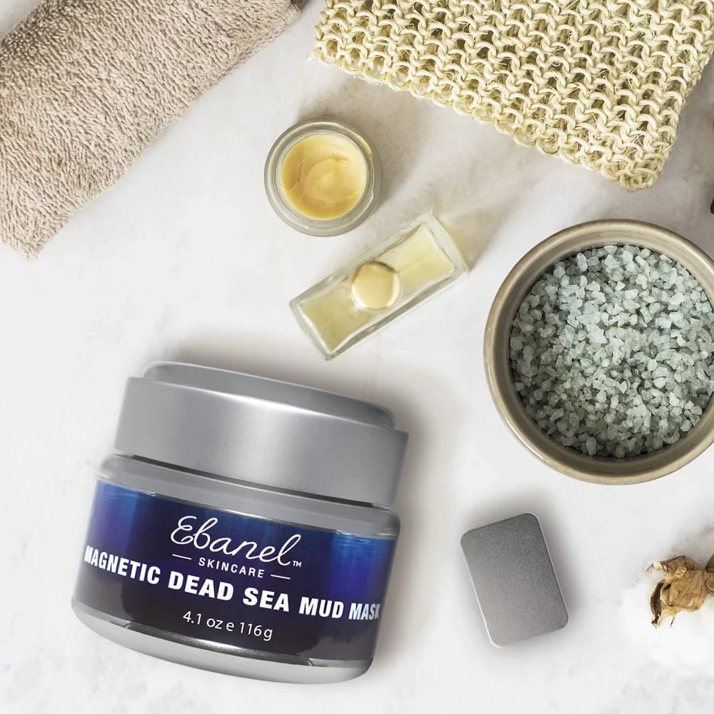 Ebanel Magnetic Dead Sizeea Mud Mask for Face, 4.1oz Deep Pore Cleansing Moisturizing Face Mask