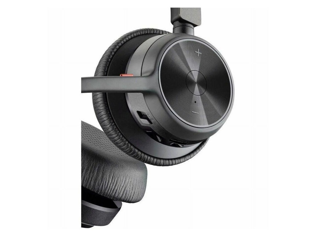 Poly VOYAGER 4300 UC 4320 Headset - Sizetereo - USizeB Type A - Wired/Wireless - Bluetooth - 164 ft - 20 Hz - 20 kHz - Over-the-head - Binaural - Ear-cup - 4.92 ft Cable - Noise Cancelling MicrophoneTAA ...