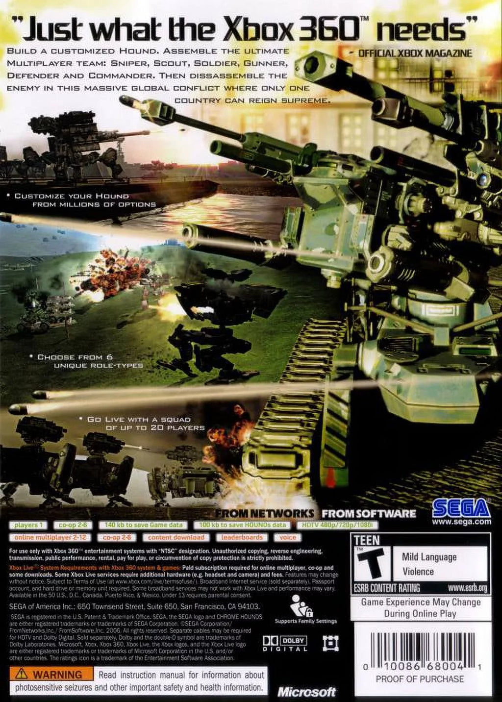 Chromehounds - Xbox 360