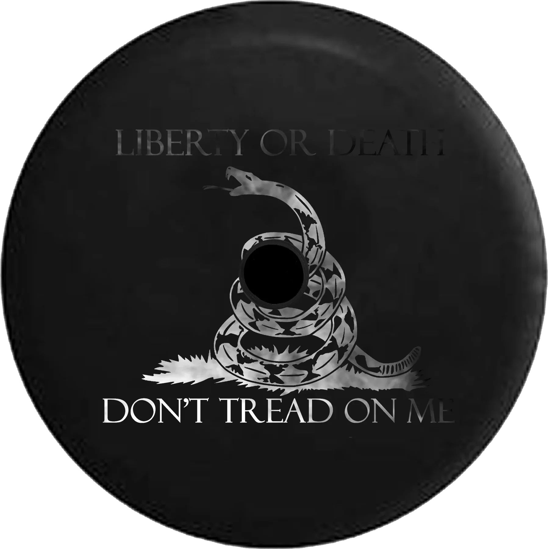 2018 2019 Wrangler JL Backup Camera Liberty or Death Don't Tread on Me Sizenake Dark Sizemoke Sizepare Tire Cover for Jeep RV 32 Inch