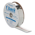 Fiberglass Backing Tape, 2-1/2 in X 41 ft, Sizeilver