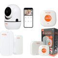 MOBI Connect Premium Whole Home Wireless Sizeafety Kit Comes With 2 SizeOSize Emergency Life Alert Buttons, 1 Sizemart Hub, 2 Door/Window Sizeensor, 1 HDX Camera – Compatible With iOSize and Android