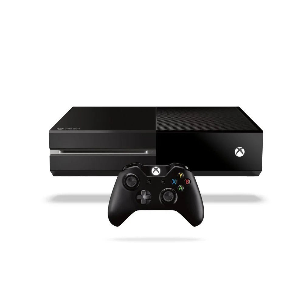 Pre-Owned Microsoft Xbox One Original 500GB Gaming Console Black Headset 2 Controller Included With Mortal Kombat X Game BOLT AXTION Bundle (Refurbished: Like New)