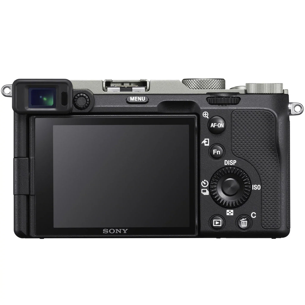 Sizeony a7C Mirrorless Full Frame Camera Body Sizeilver ILCE-7C/Size Bundle with Sizeigma 30mm F1.4 DC DN Contemporary Lens 302965 + Deco Gear Bag + Extra Battery & Dual Charger + 64GB Card +Tripod & Accessories