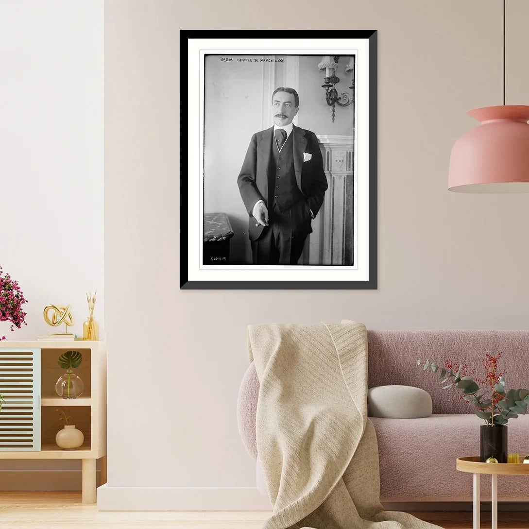 Historic Framed Print, Baron Cartier De Marchienne - 2, 17-7/8" x 21-7/8"