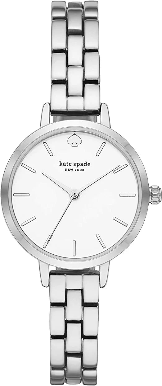 kate spade KSizeW9001 new york metro three-hand metal watch