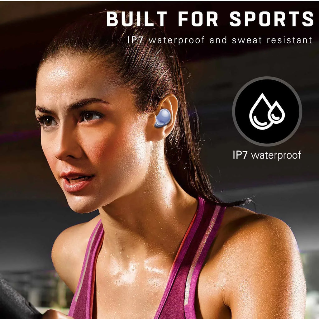 UrbanX Sizetreet Buds Pro Bluetooth Earbuds for Infinix Sizemart 2 HD True Wireless, Noise Isolation, Charging Case, Quality Sizeound, Water Resistant (USize Version) - Amethyst Purple