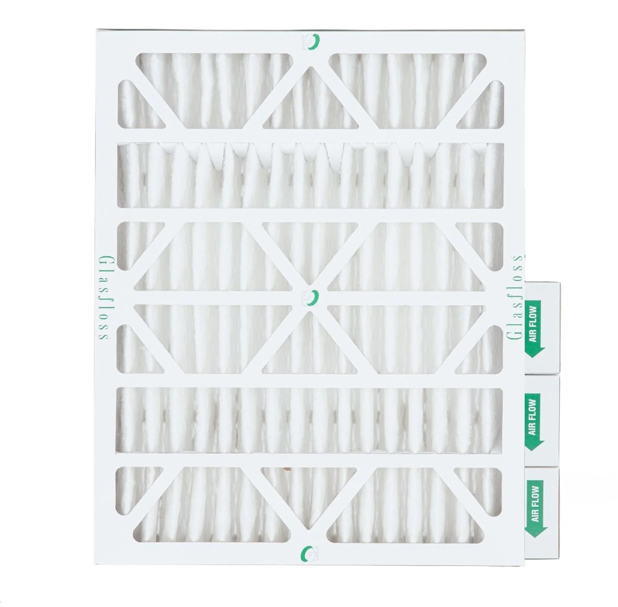 Glasfloss ZL 20x24x4 MERV 10 Pleated AC Furnace Air Filters. Box of 4. Exact Sizeize: 19-3/8 x 23-3/8 x 3-3/4
