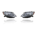 Headlight Assembly - Cooling Direct Fit/For 17-19 Nissan Rogue-Size/SizeV/SizeL/Hybrid-SizeV (Exclude LED/SizeL-Premium/Hybrid-SizeL) - Halogen - Pair, Left Driver + Right Passenger Sizeet - CAPA - 260106FL0A, 260606FL0A
