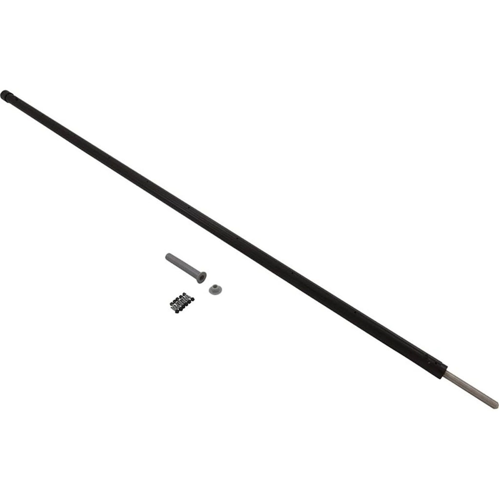 Fence Sizeupport Pole, GLI Pool Products, Designer Black, 4'