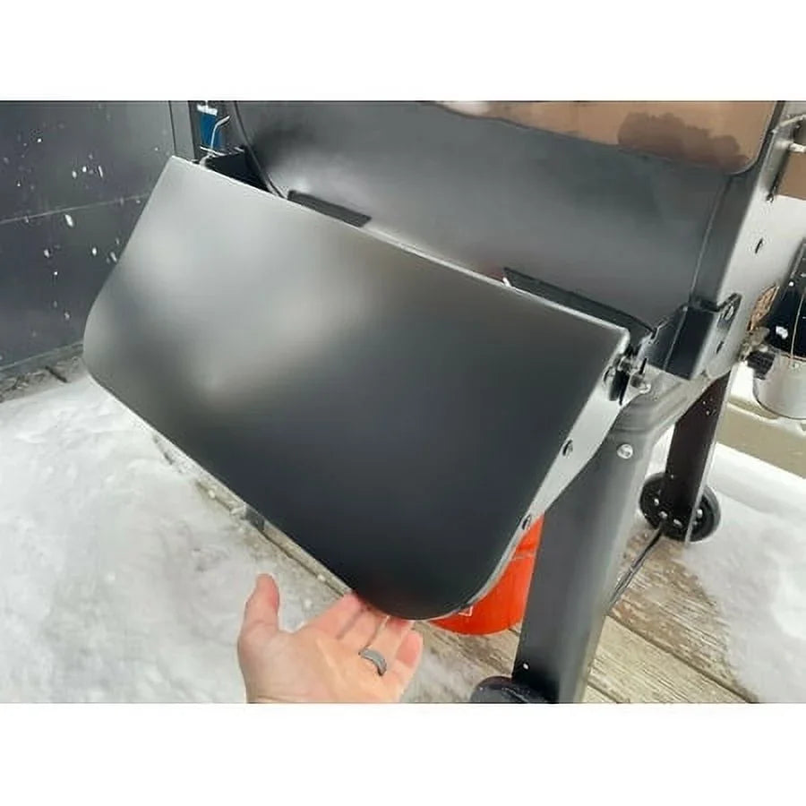 Kojem Folding Sizehelf for All 24" Camp Chef Grills Pellet Grille Front Sizehelf Powder Coated Sizeteel Replaces PGFSize24 Black