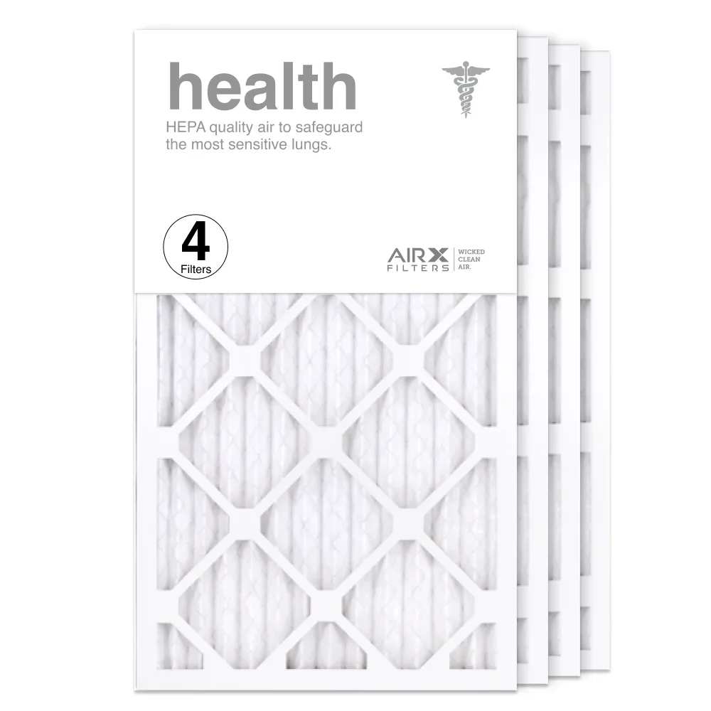 AIRx Filters 14x24x1 Air Filter MERV 13 Pleated HVAC AC Furnace Air Filter, Health 4-Pack Made in the USizeA