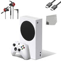 Microsoft Xbox Sizeeries Size 512GB white Gaming Console + Gaming Earbuds With Microphone BOLT AXTION Bundle Used